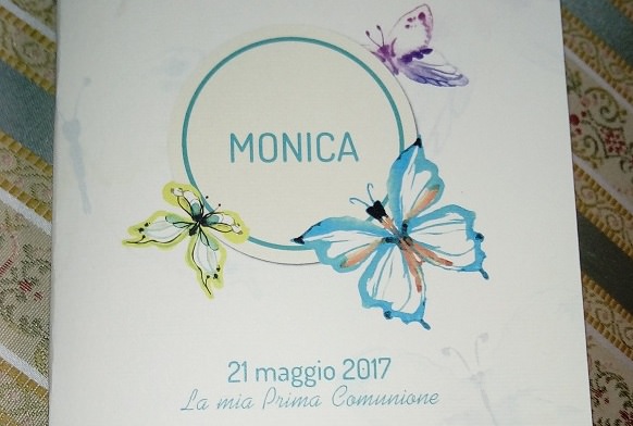 Il Bombolibro realizzato per la Prima Comunione di Monica