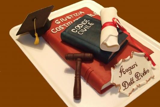 Decorazioni torte laurea